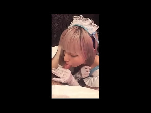 ❤️ Japanese Idol [mayuka], franskur vinnukonubúningur, 1. hluti, blástur og hristur af sér með húðkrem ❤❌ Klámmyndband á is.trysex.ru ️❤